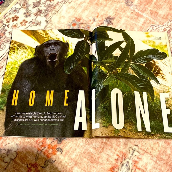 LOS ANGELES MAGAZINE September 2020 ZOOTOPIA LA ZOO during Pandemic  GUC - Picture 2 of 8